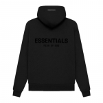FOG ESSENTIALS Unisex Flokeeritud Kapuutsiga Pusasweater 2022SS Trendikas Disain S