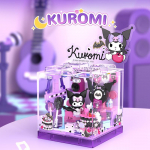 AREA-X Sanrio Sari Kuromi Hellokitty Cinnamoroll Ehitusklotsid MOC Loov Maja Kaunistus Mudel Tellised M&auml;nguasjad T&auml;iskasvanute Kingitused with box