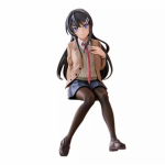 14CM Anime Rascal Does Not Dream of Bunny Girl Senpai Kuju Sakurajima Mai V&auml;ike Istme Seeria Anime Mudel M&auml;nguasjad PVC With box gray
