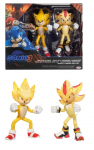 JAKKS Pacific Sonic the Hedgehog Valgustusega Super Sonic & Super Shadow Tegevuskuju Komplekt kollane