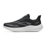 Anta Cushioning Slip Resistant Breathable Low top City Commuting Running Shoes Men's Basic Black/Papyrus White 912615541-4 42.5 white