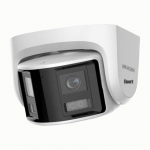 HIKVISION 6MP t&auml;isv&auml;rviline nutikas kahe objektiiviga kuppel-IP-kaamera 2,8 mm CN pistikuga (adapter kaasas)
