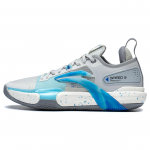 Li Ning Speed 9 Premium PRM Flat Slip Resistant Abrasion Resistant Low top Basketball Shoes Men's Gray Blue ABAT023-3 46