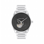 Calvin Klein Dynamic Series K&auml;ekell Automaatne Mehaaniline Liikumine Terasest Rihm 44mm Must T&auml;hik Meeste kellad 25200387 Steel