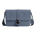Coach League 29 Klassikaline Monogramm Signature L&otilde;uend ja Nahk Suur &Otilde;la Crossbody Kott Meeste kotid Sinine CU041-D61 Basic Set (Bag+Dust Bag)
