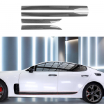 Kia Stinger 2018- jaoks Autode tuuning 4 tk s&uuml;sinikkiust autokere komplektid Viimistlusliistud V&auml;lisaksessuaarid Carbon For 4PCS