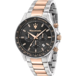 Maserati Sfida Antratsiithall Ketas Kahev&auml;rviline Roosa Metall Meeste Kvarts Kronograaf R8873640021 black