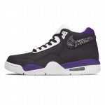 Nike Flight Legacy Must Viper Kulumiskindel Libisemiskindel Keskmise k&otilde;rgusega Vintage Korvpallijalatsid Unisex Must Lilla BQ4212-101(Meeskond73-) 40.5