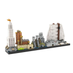 Gobricks MOC M&auml;ng troonidele Westerosi siluett Tellised Linna ehitusplokid M&auml;nguasjad Ideaalne lastele kingituseks gray