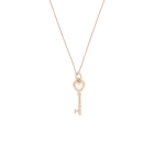 Tiffany & Co. S&uuml;damikuga v&otilde;tmehoidja kaelakee Naistele kaelakee Roosakuld GRP05792 Box