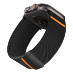 Magnetiline Nailonrihm Apple Watchi rihmadele ultra 3 2 49mm 40mm 44mm 46mm 42mm 45mm correa K&auml;ev&otilde;ru IWatch Series SE 3 8 9 10 11 42 44 45 49 S10-46mm must