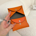 Ehtsa Nahaga Kaardikott Naiste Kokkupandav Hoidik EP Peopesatr&uuml;kiga Kl&otilde;psuga Rahakott M&uuml;ndikott 10.5x7.5x2.5CM