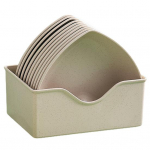 Kasulik BPA-vaba laia kasutusega virnastatav universaalne spit Bone tassi suupiste magustoit puuviljataldriku baari tarvikud puuviljavaagen