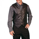 Moodne Retro Meeste Vest Vabaaja V&auml;lisnahast Vest V&auml;lisveekindel V&auml;lisvabaaja S must