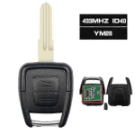 1999-2005 Opel Zafira Astra A Auto v&otilde;tmehoidja 433,92 MHz ID40 kiibiga Kaks nuppu Kaugjuhtimispult Bosch TS Astra jaoks