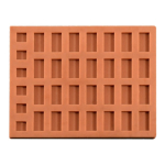 Punane Minikivi Silikoonvorm Silikoonist Ehitusmaterjal Plaadimudel Vorm Ehitamine Valmistamine K&auml;sit&ouml;&ouml;maja Miniatuurse Kivi Vorm brown