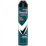 Deodorant - REXONA - Meestele T&auml;iustatud Kaitse - 200ml - N&auml;htamatu Must & Valge - Ilma alkoholita