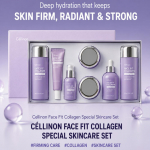 Celltrion / Celinon Face Fit Kollageeni Nahahooldus 7-osaline Komplekt / P&otilde;hiline Elastsus & T&auml;idlus Rutiin / Komplekt / Koreast