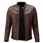 2026 Vintage Kaamelikollane Ehtne Nahast Jakk T&otilde;eline Looduslik Veisenahk Meeste Mootorratturi Biker Jakk Meeste Kitsas Vasikanahast Jakk XXXL gray