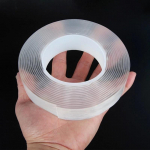 Power Tape Super tugev kahepoolne teip Eriti tugev kleepuv libisemiskindel teip Veekindel l&auml;bipaistev teip k&ouml;&ouml;gi-vannitoa jaoks 1M*10mm puhas