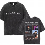 Pestud Vintage Rocker Yungblud IDOLS Maailmatuuri T-s&auml;rk Unisex Naistele Hip Hop &Uuml;legabariidiline T-s&auml;rk Unisex Vabaaja Puuvillased T-s&auml;rgid M