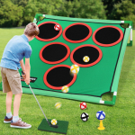 Golf Chipping Cornhole Komplekt M&auml;ng M&auml;ngimine Lapsed Golfim&auml;ngijad Kingitus Kompaktne Vabaaja M&auml;nguv&auml;ljakud Pallidega M&auml;nguasjad