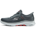 Skechers Go Walk 7 Slip-Ins Mugavad Mitmek&uuml;lgsed Kangast P&otilde;rutust Summutavad Vastupidavad Madala S&auml;&auml;rega Jooksukingad Meeste tossud Hall Punane 216550-CCRD 44.5 black