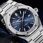 B226WC Tipptasemel Seiko Automaatne Liikumine Meeste Metallkell Blue