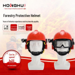 Punane metsap&otilde;lengute kustutamise ja p&auml;&auml;stet&ouml;&ouml;de turvakiiver Protection Helmet