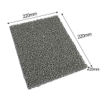 Peentolmu ja tahma filter kaminasse 200 x 200 x 20mm Sobib Hark kaminatele V&auml;hendab t&otilde;husalt p&otilde;lemata osakesi China Mainland gray