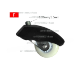 PU Rattakomplekt kolmerattalisele elektrilisele kardile Lastele Drift Trike Laste kolmerattaline Trike 360 Elektriline Nutikas Trike 1.5mm old model black