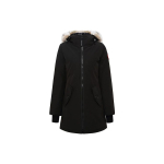 Canada Goose Rosemont Series Punase Sildiga Soe Parka Kapuutsiga Keskmise Pikkusega Valge Pardisulejope Naiste &Uuml;ler&otilde;ivad 3030L-61 S black