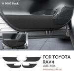 Suede uksekaitsekleebis Toyota RAV4 2019-2025 RAV4 XA50 jaoks L&ouml;&ouml;givastane kaitsepaneel Salong One Size must