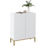 Kingakapp 20 paarile, kaasaegne kingakapp pehmelt sulguvate ustega, reguleeritavad riiulid, valge 72 x 31.5 x 95 cm