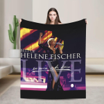 Helene Fischer Staadionituur Kontsertitekid Pehmed Vooditekid Tekid Lastele Diivanile Voodisse Flanell Voodikate Voodikate 100x125cm (40x50inch)