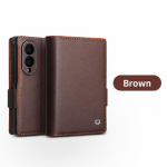 Samsung Galaxy Z Fold8 Fold 8 Ultra NAPPA Ehtne Nahk MagSafe Magnetiline Klapp-&uuml;mbris Luksuslik &Auml;riline Veisenahast Telefonikate Galaxy Z Fold 8 pruun
