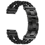 22/26mm roostevabast terasest rihm QuickFit rihmad Garmin Fenix 8 47/51mm E 7 7X Pro 6 6X jaoks Metallketist rihmad Enduro 3 k&auml;ev&otilde;ru jaoks QuickFit 22mm must