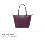 LONGCHAMP Taaskasutatud L&otilde;uend Nahkdetailidega Pelmeenikott, T&ouml;&ouml;kotikott, Ostukott, K&auml;ekott, &Otilde;lakott V&auml;ike Naiste 2605919009 One Size 1 black