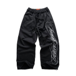 RogueWave Y2K Ameerika Hip-Hopi T&auml;hetr&uuml;kiga Streetwear Meestele Ja Naistele Personaalne Retro Jogger Laiad Vaba L&otilde;ikega &Uuml;lem&otilde;&otilde;dulised Vabaaja P&uuml;ksid S black