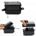 12-pesaline releekarp 6 releepesa 6 ATC/ATO standardkaitsmete hoidikuplokk 6 tk relee ja 6 tk kaitsmega must