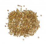 300Pcs Metal Round Spacer Beads Charms DIY Jewelry Making Supply dark gold 1.5x1.5mm