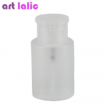 210 ml t&uuml;hje pumbaga dosaatorpudel Atsetoon Geellaki eemaldaja Alkohol Vedel &otilde;li Nail Art Beauty valge