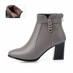 Naiste poolsaapad ehtsast nahast naiste moesaapad punase terava otsaga kivist talvesaapad 40 hall