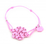 Les Tr&eacute;sors De Lily [H3565] - Bracelet Cr&eacute;ateur 'Cam&eacute;lia' rose p&acirc;le Heleroosa
