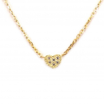 Altesse [L0356] - Collier plaqu&eacute; or 'Love' kuld