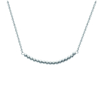 Les Tr&eacute;sors De Lily [M7621] &ndash; h&otilde;bedane 'Billes' kaelakee (roodiumiga kaetud) &ndash; 45 cm 2 mm h&otilde;be
