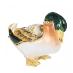 Les Tr&eacute;sors De Lily [Q7301] - ehtekarp  Duck  roheline valge - 60x50x30 mm valge