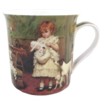 Les Tr&eacute;sors De Lily [Q0255] - Portselanist kruus 'Charles Burton Barber' - 85x85 mm pruun
