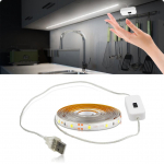 Paindlik led riba 2835 SMD valge soe valge veekindel auto 5V lamp USB lint K&auml;sip&uuml;hkimise tuli 1m valge