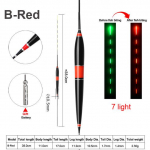 Bimoo UUS hammustuse muutmise v&auml;rvi elektrooniline LED-kalap&uuml;&uuml;gi ujuv &ouml;&ouml;p&uuml;&uuml;k ujuk helendab pimedas punane
